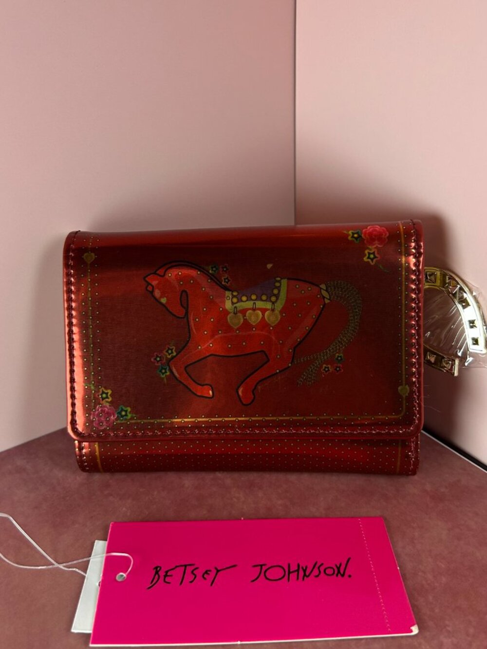 BETSEY JOHNSON CNY YEAR OF THE HORSE WALLET - Picture 5 of 11